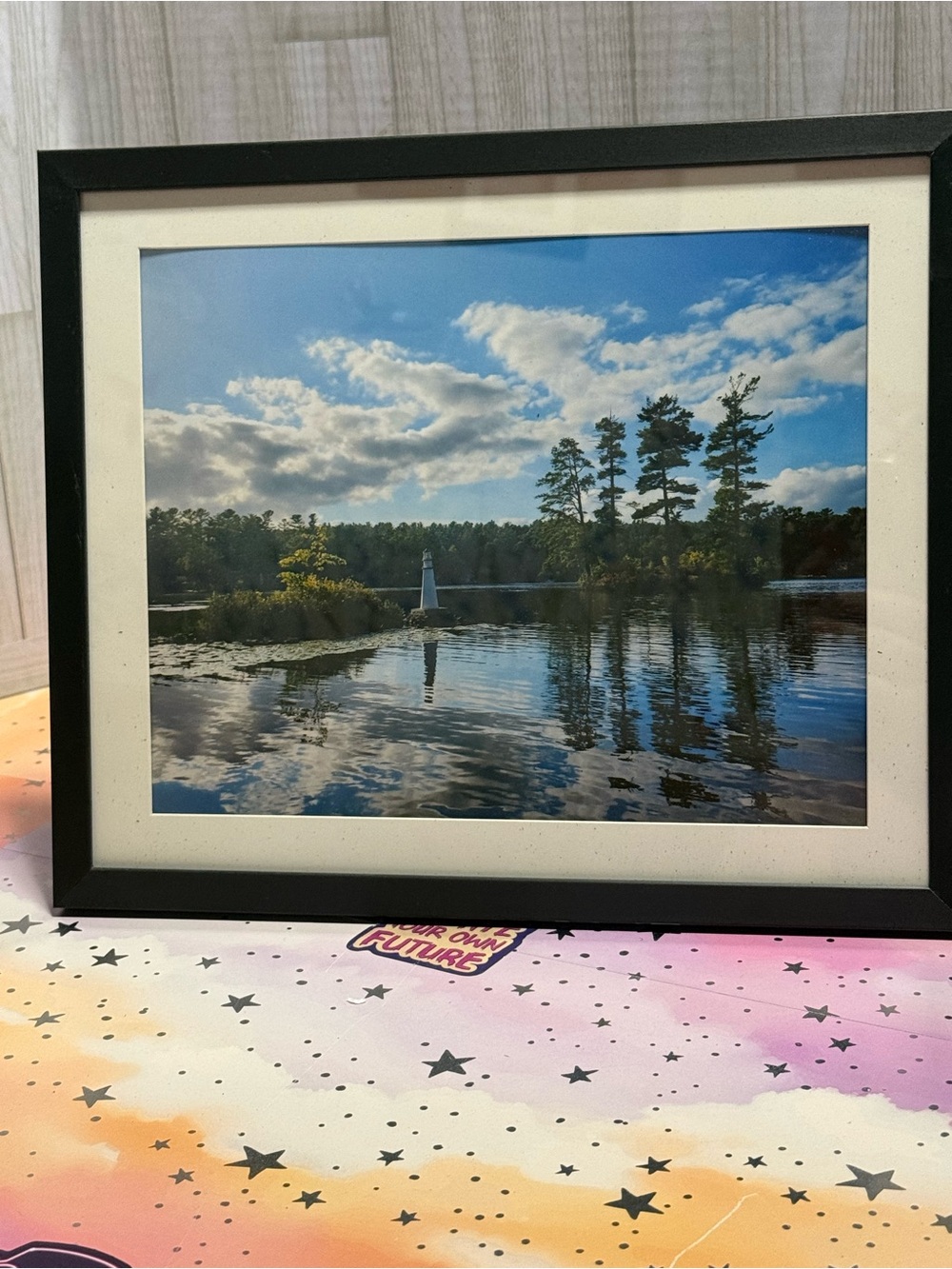Relaxation 101 | Original Lake Photography Framed Print | Oakham MA